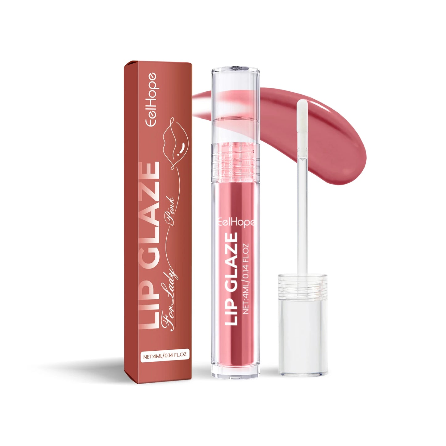 EELHOPE Lip Glaze Nourishing Lip Non-sticky Lasting Color Waterproof Moisturizing Remove Lip Lines