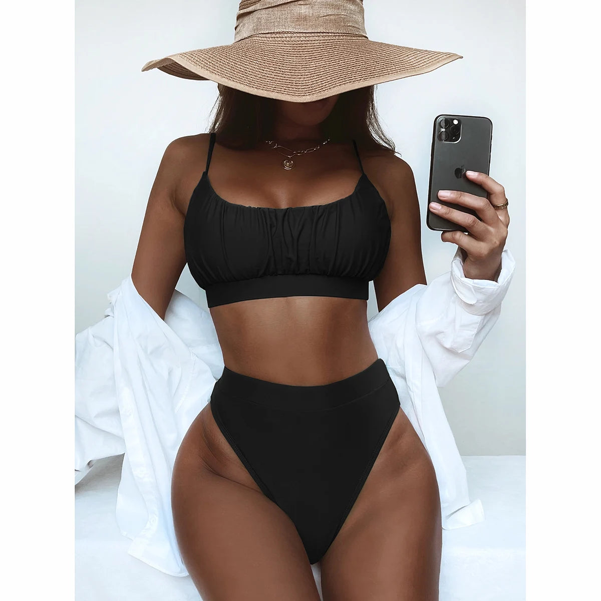 Women's Swimsuit Bikini High Waisted Set Push Up Bathing Suit