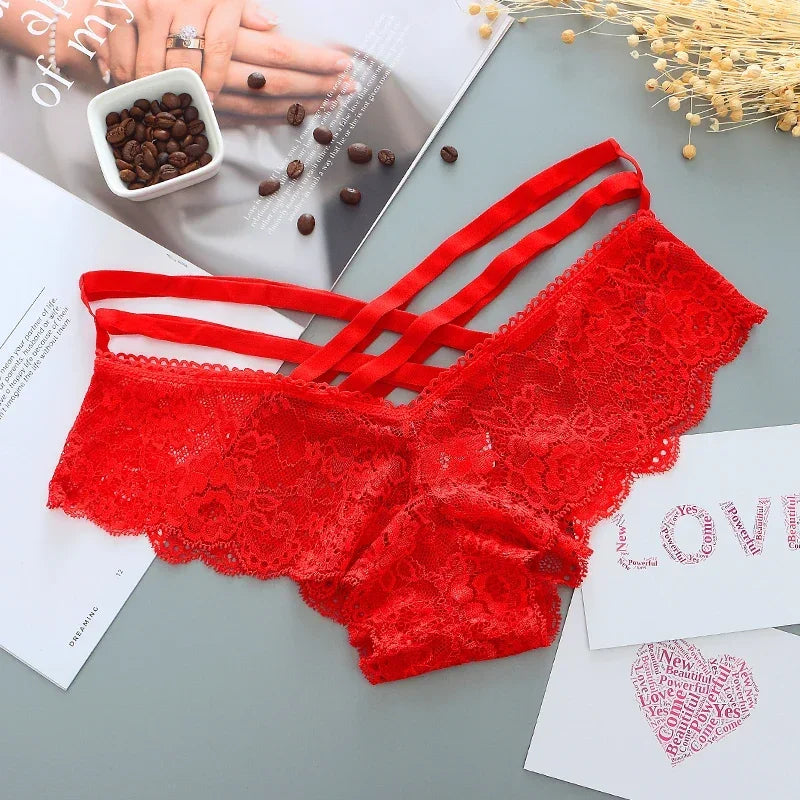 Women Panties Sexy Briefs Lace women's Lingerie Thong G String Comfortable Breathable