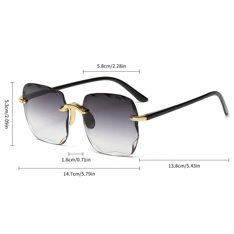 Women Sunglasses Transparent Multi-color Lenses UV400 Women Sun Glasses Women Eyewear