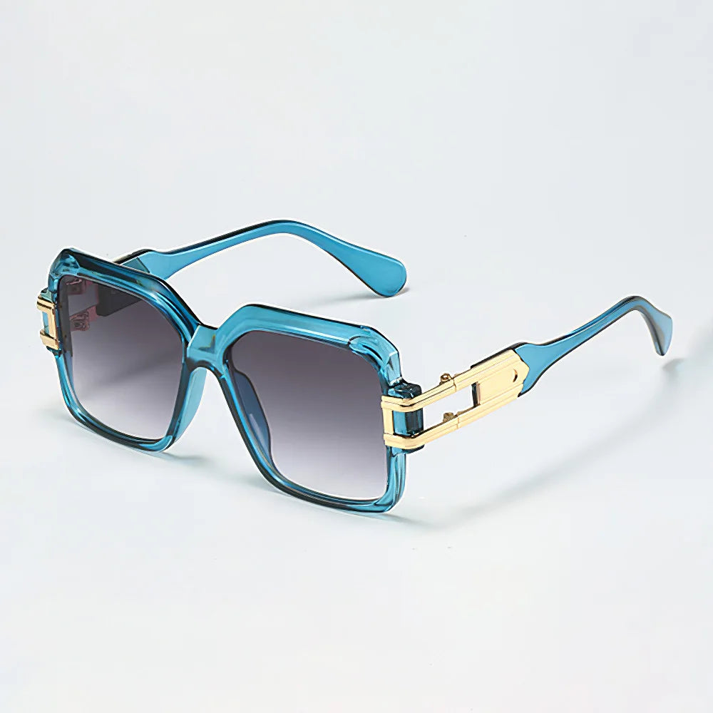 Vintage Sunglasses for Women Leopard Patterned Square Glasses with Brown Golden Accents Sunglasses Women Glasses Women