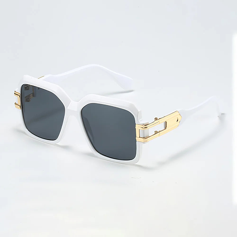 Vintage Sunglasses for Women Leopard Patterned Square Glasses with Brown Golden Accents Sunglasses Women Glasses Women
