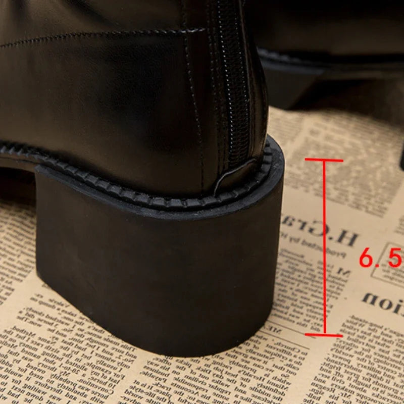 High Heel Women Ankle Boots Fashion High Quality Platform Comfort Women Waterproof Boots
