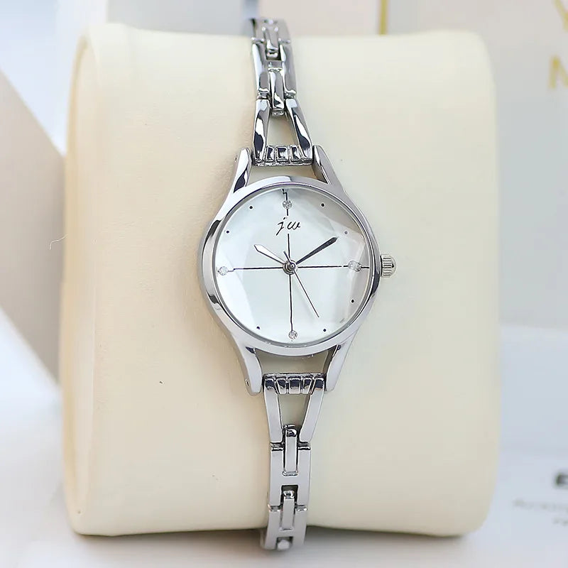 Women's Elegant Watch Quartz Luxury Fashion Stainless Steel Alloy Wristwatch