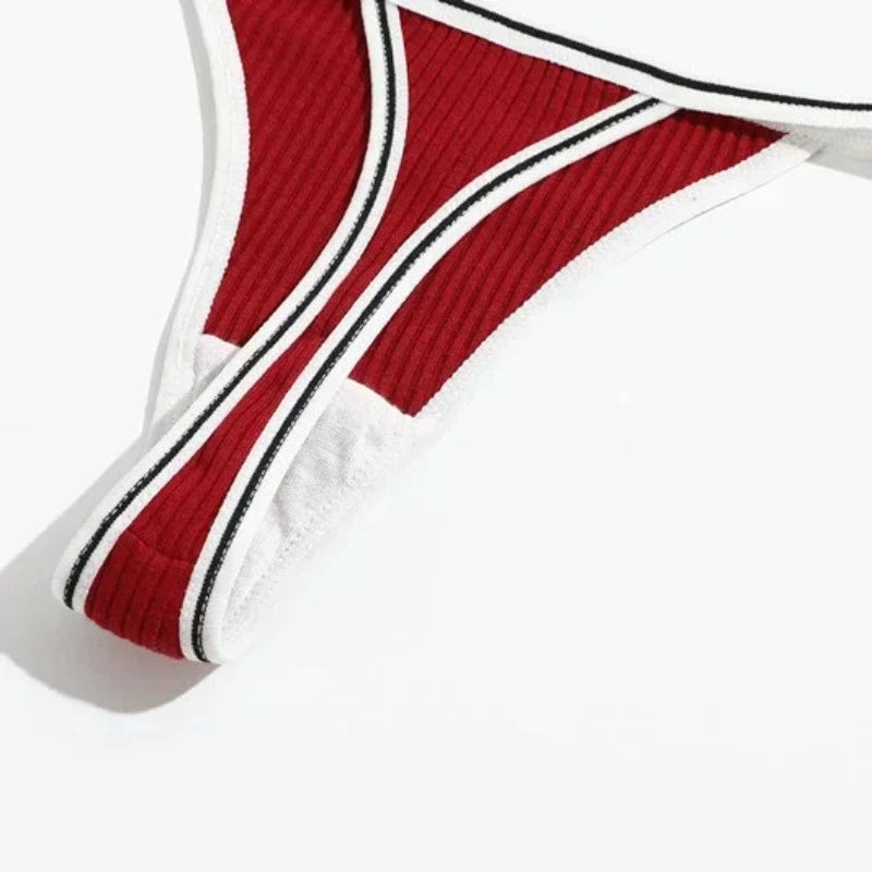 Women's Panties Sexy Cotton Panties Solid Low Waist Seamless Thongs