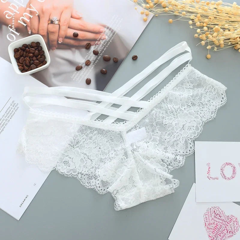Women Panties Sexy Briefs Lace women's Lingerie Thong G String Comfortable Breathable