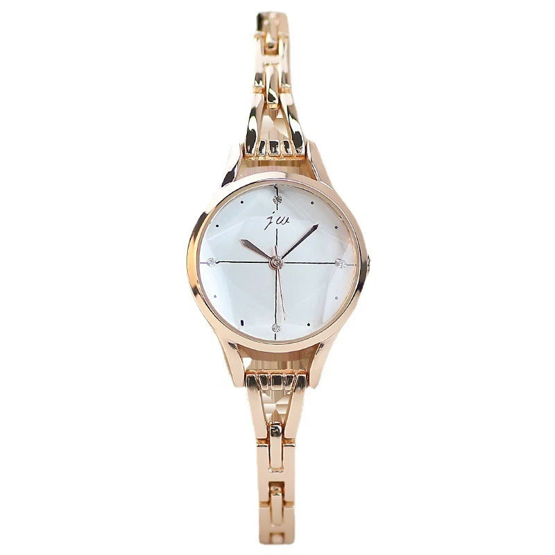 Women's Elegant Watch Quartz Luxury Fashion Stainless Steel Alloy Wristwatch