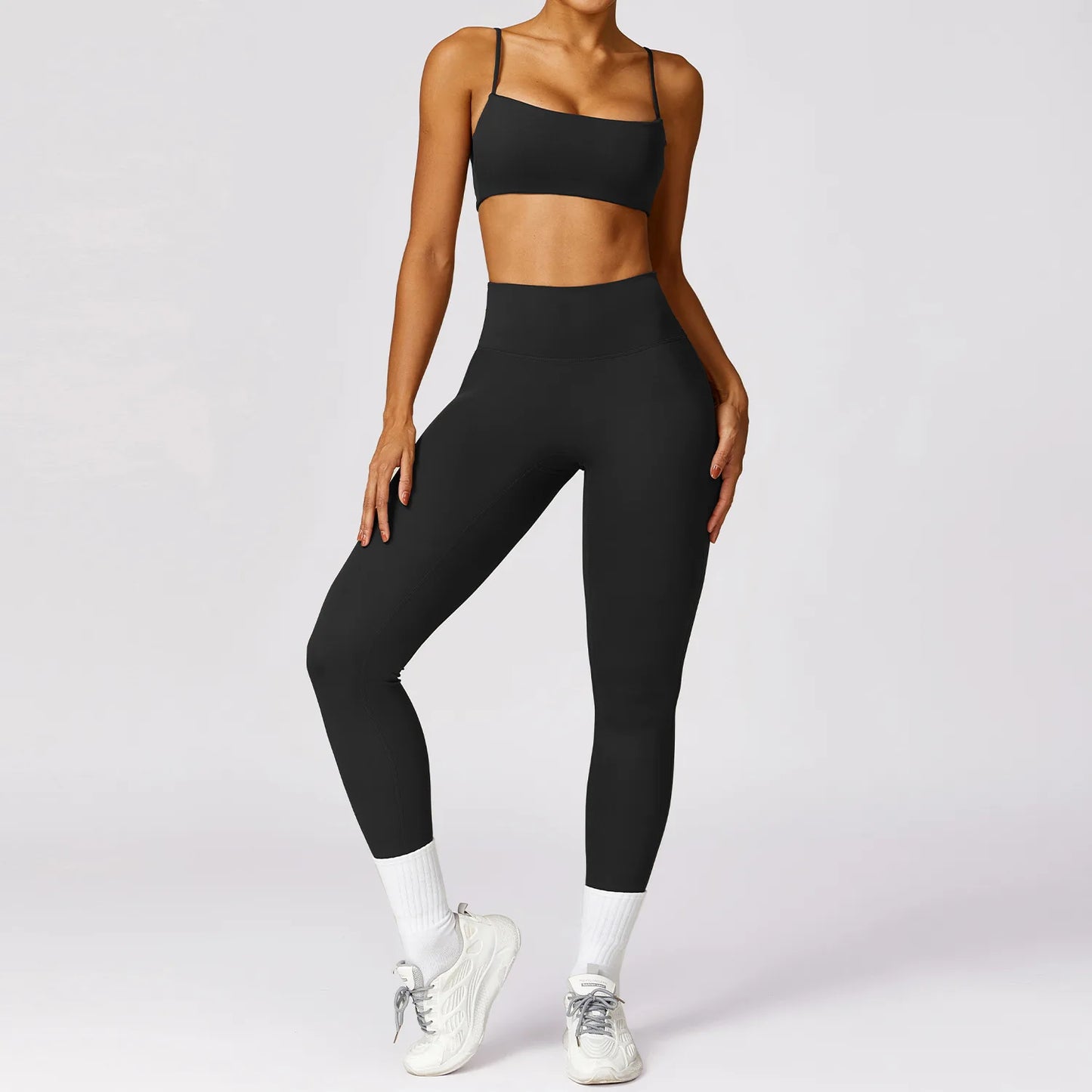 Women Tracksuit Yoga Set Nude Sport Suits Sexy Quick Dry Sportswear Workout Clothes Athletic Wear Gym Leggings Fitness Bra Sets