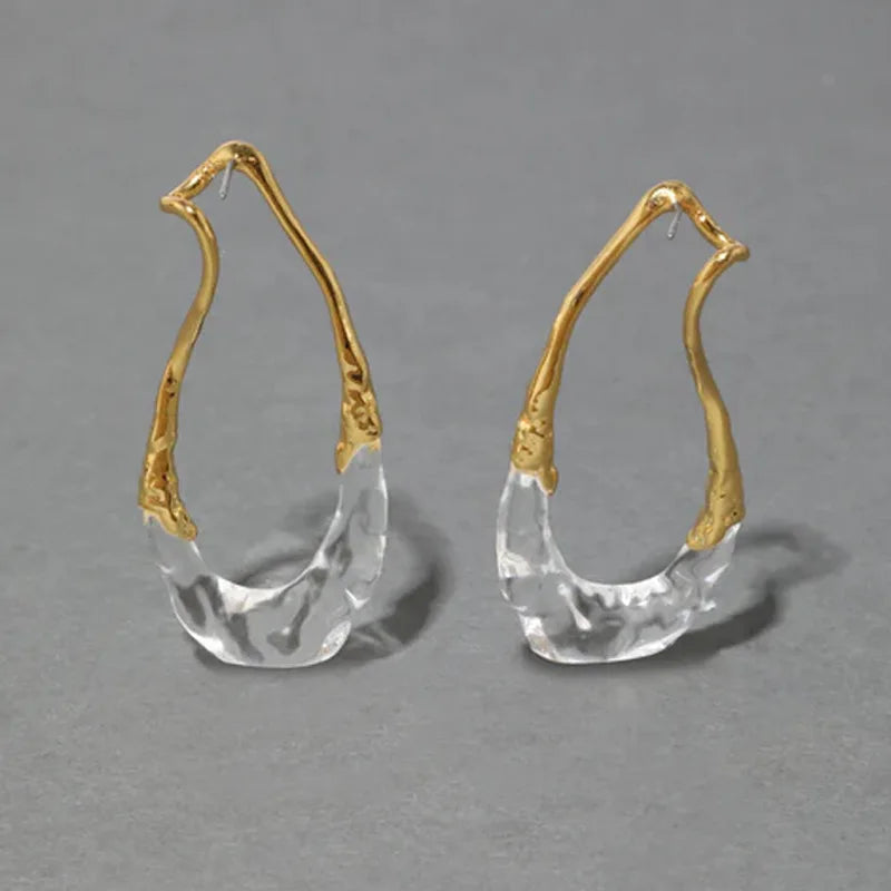 Modern Jewelry European and American Design Irregular Earrings For Women