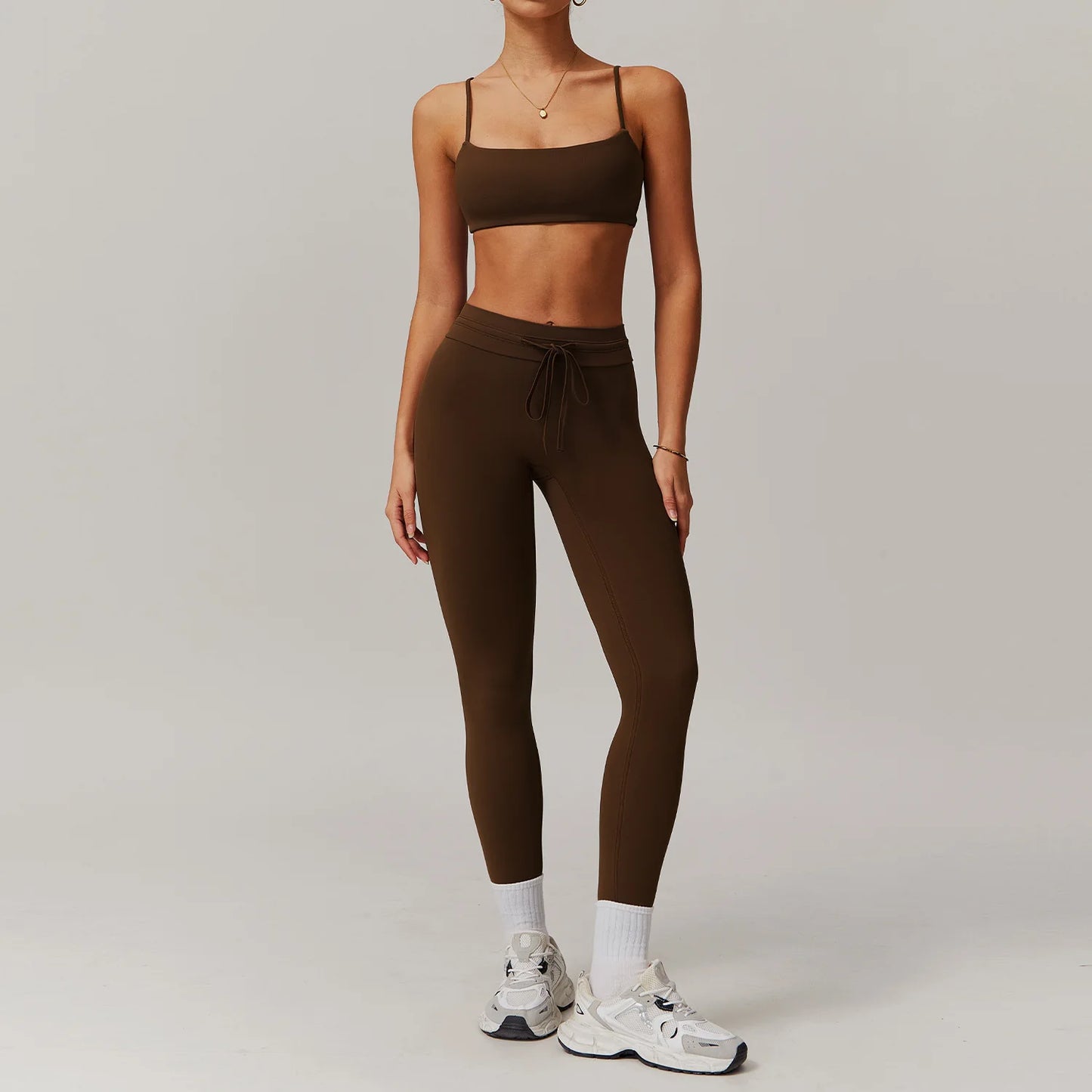 Women Tracksuit Yoga Set Nude Sport Suits Sexy Quick Dry Sportswear Workout Clothes Athletic Wear Gym Leggings Fitness Bra Sets