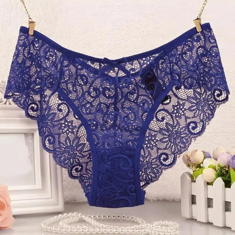 Panties For Women Plus Size Thongs Sexy Panties Lace Cutout Hollow Waist