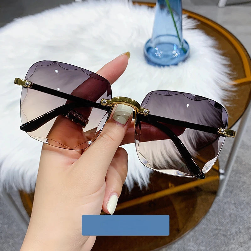 Women Sunglasses Transparent Multi-color Lenses UV400 Women Sun Glasses Women Eyewear