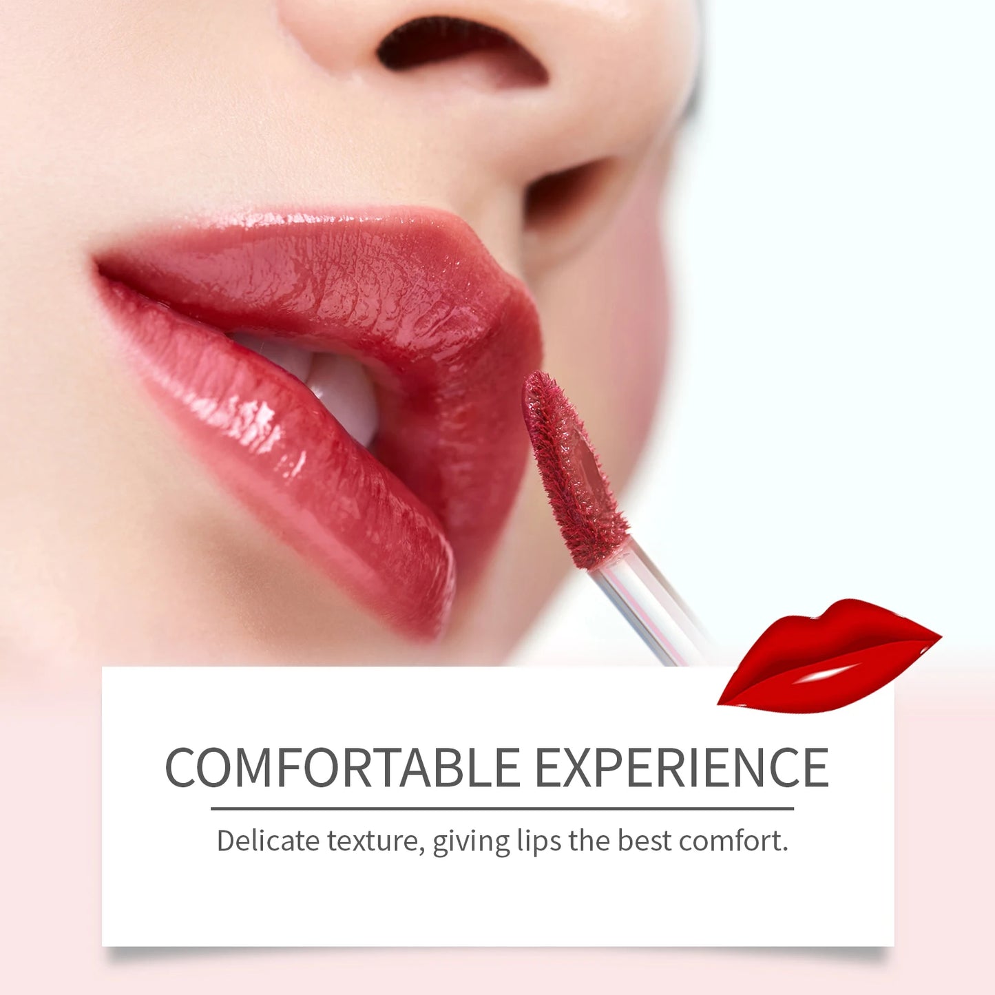 EELHOPE Lip Glaze Nourishing Lip Non-sticky Lasting Color Waterproof Moisturizing Remove Lip Lines