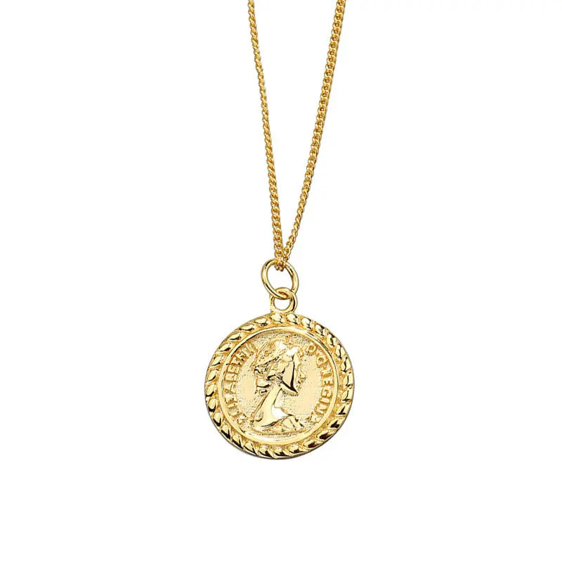 Silver Necklace For Women Elegant Chain Sterling Silver Jewelry Round Necklace