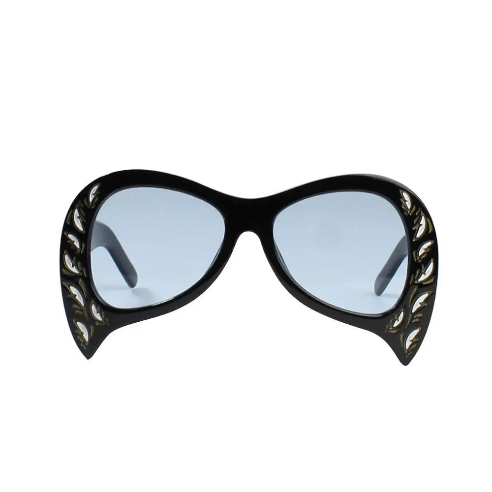 Women's Sunglasses Lady Bling Shades Colorful Fashion Mirror Blue Pink