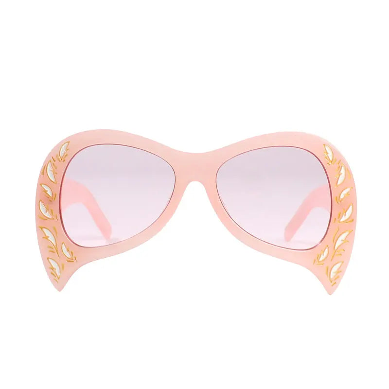 Women's Sunglasses Lady Bling Shades Colorful Fashion Mirror Blue Pink