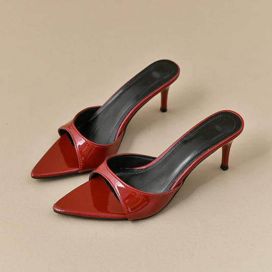 Women's High Heels Classic Pointy Open Toe Stiletto Heels Sexy
