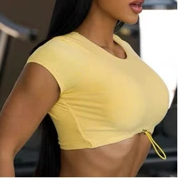 Women's Workout Clothing Gym Wear Crop Top Sports Bras V-back Yoga Pants Training Tights