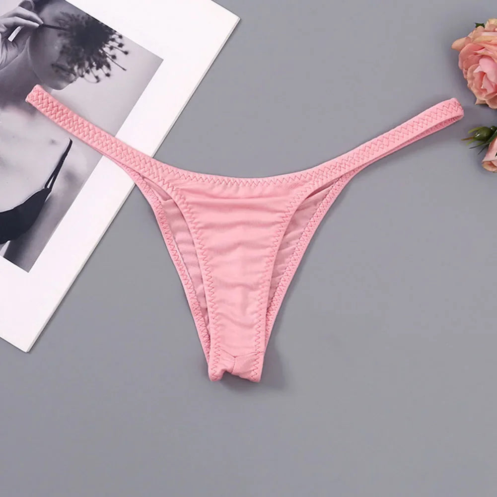Women's Panties Sexy Lingerie G-Strings Thong Seamless Super Slim Low Waist Underwear Ladies Breathable Briefs Thongs
