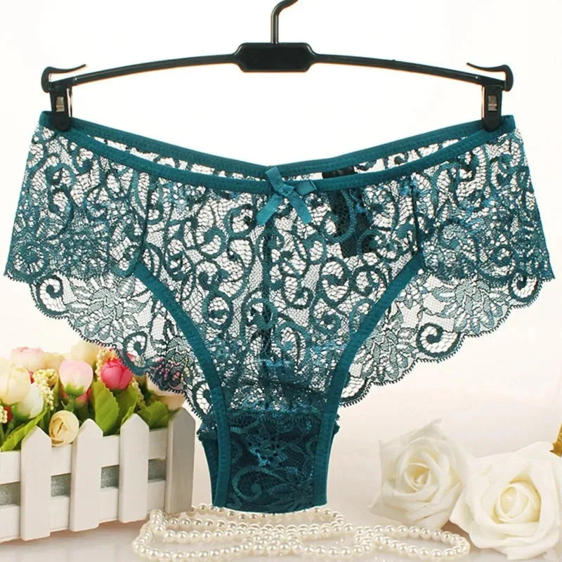 Panties For Women Plus Size Thongs Sexy Panties Lace Cutout Hollow Waist