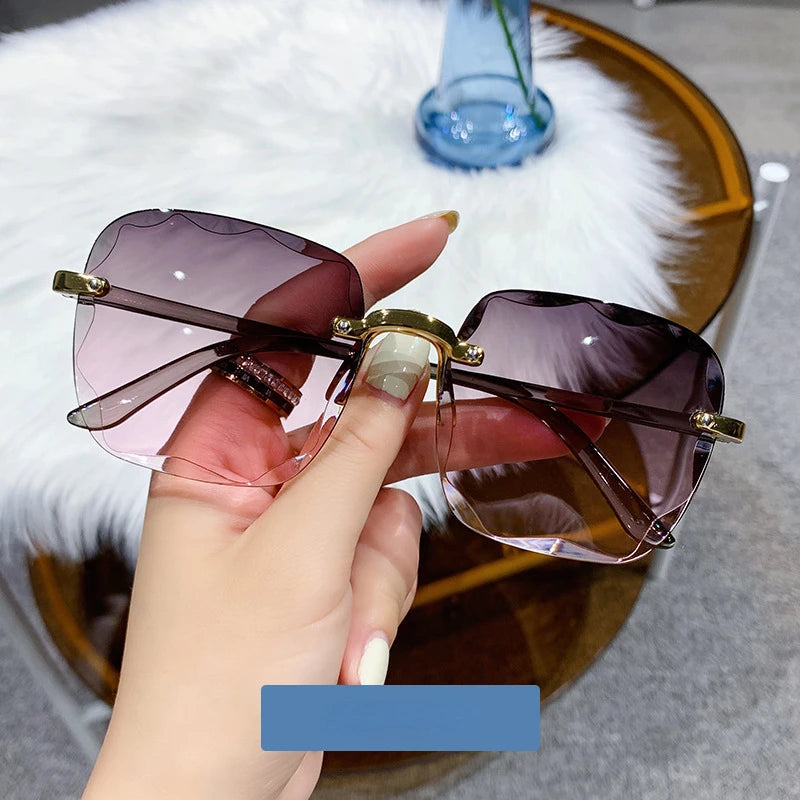 Women Sunglasses Transparent Multi-color Lenses UV400 Women Sun Glasses Women Eyewear
