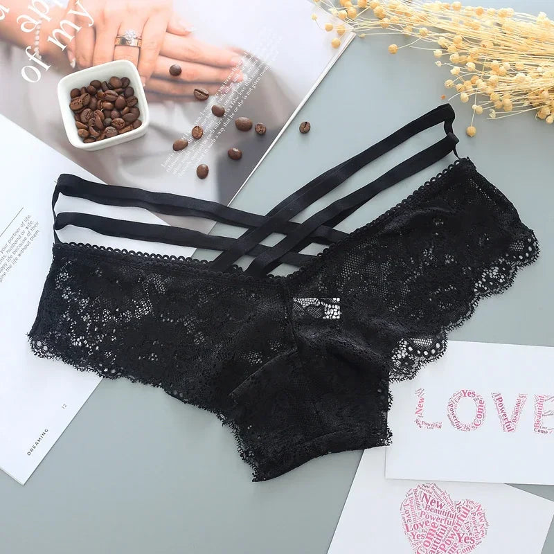 Women Panties Sexy Briefs Lace women's Lingerie Thong G String Comfortable Breathable