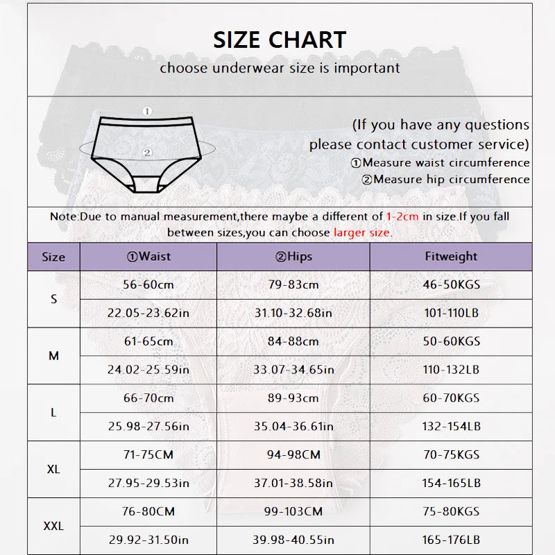 3PCS/Set Luxury Floral Embroidery Lace Panties Women Briefs Sexy Hollow Lingerie Breathable