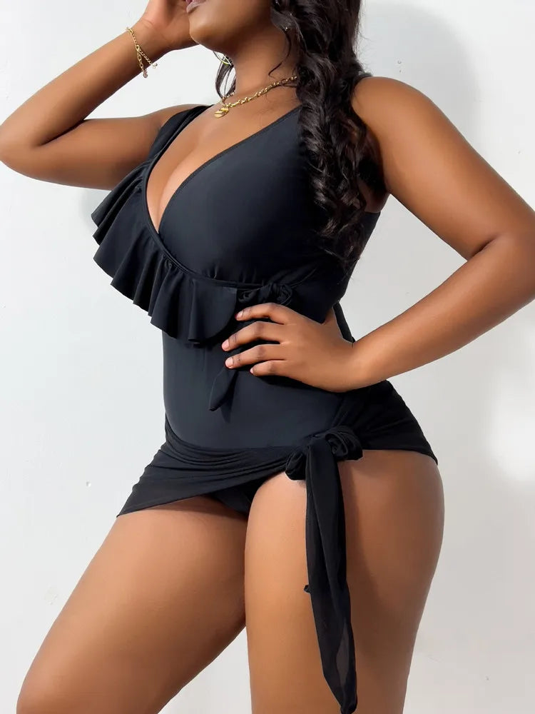 Woman Swimsuits Sexy Push Up Plus Size Swimwear One-Piece Swimsuit