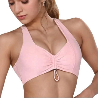 Women's Workout Clothing Gym Wear Crop Top Sports Bras V-back Yoga Pants Training Tights