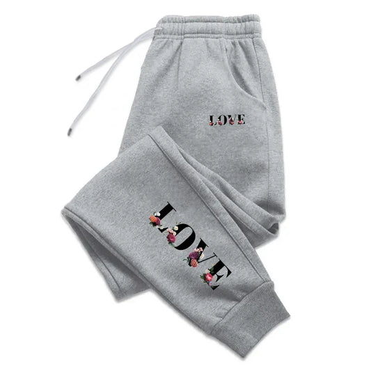 Womens Tracksuit Trousers New LOVE Letter Print Street Luxury Sweatpants Daily Casual Simplicity Versatile Jogging Sport Pants