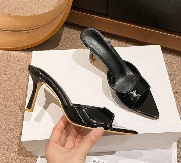 Women's High Heel Slippers Thin Pointed Toe
