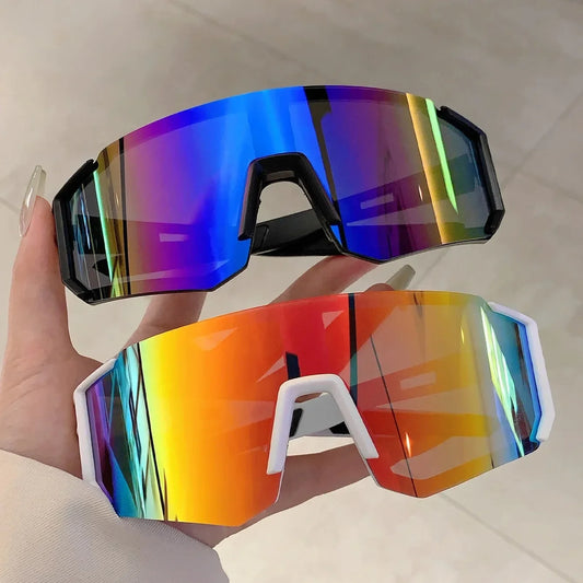Outdoor Sport Goggle Sunglasses Women's Luxury Brand Designer Vintage Sun Glasses Popular Punk Skiing Windproof Shades