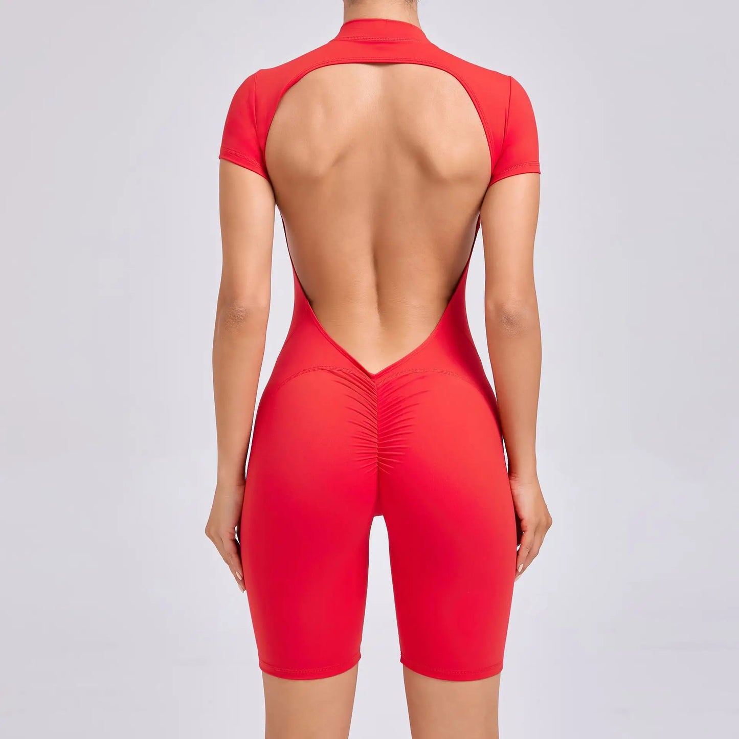 Sports Suit Women Short Fitness Suit with Padding Training Clothing for Women One-Piece Sexy Gym Set Women Suits