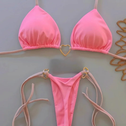 Micro Bikinis Push Up Sexy Swimwear Brazilian Bikini Set Thong