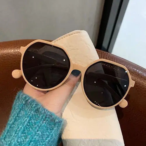 Sunglasses for Women Geometry Shape Frame Fashion Glasses Vintage Big Sunshades