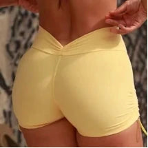 Women's Workout Clothing Gym Wear Crop Top Sports Bras V-back Yoga Pants Training Tights