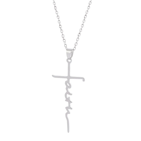 Necklace for Women European and American Fashion Cross Pendant