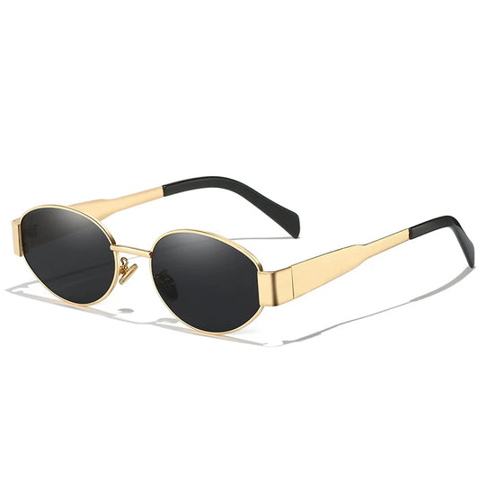 Sunglasses For Women UV400 Alloy Oval Eyewear