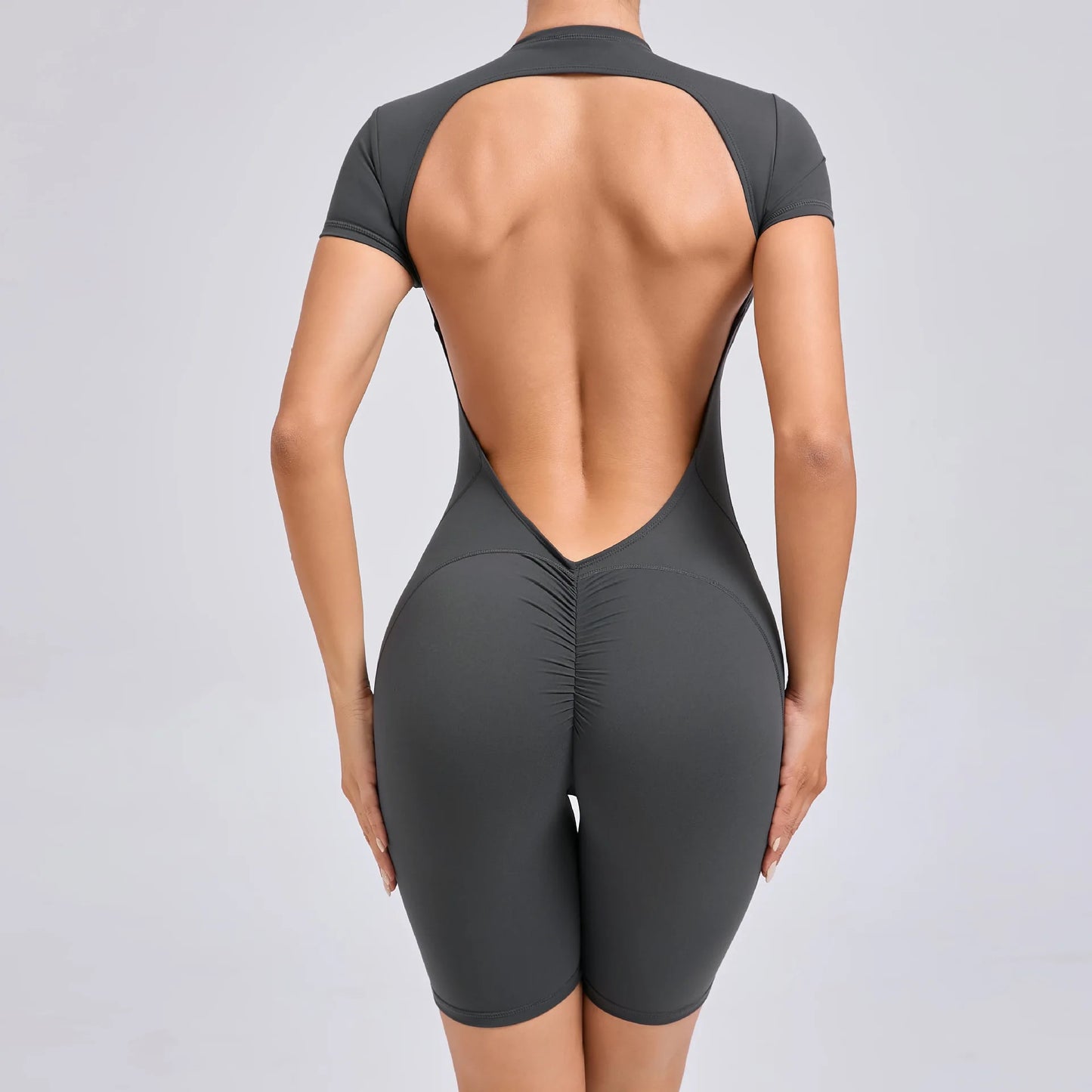 Sports Suit Women Short Fitness Suit with Padding Training Clothing for Women One-Piece Sexy Gym Set Women Suits