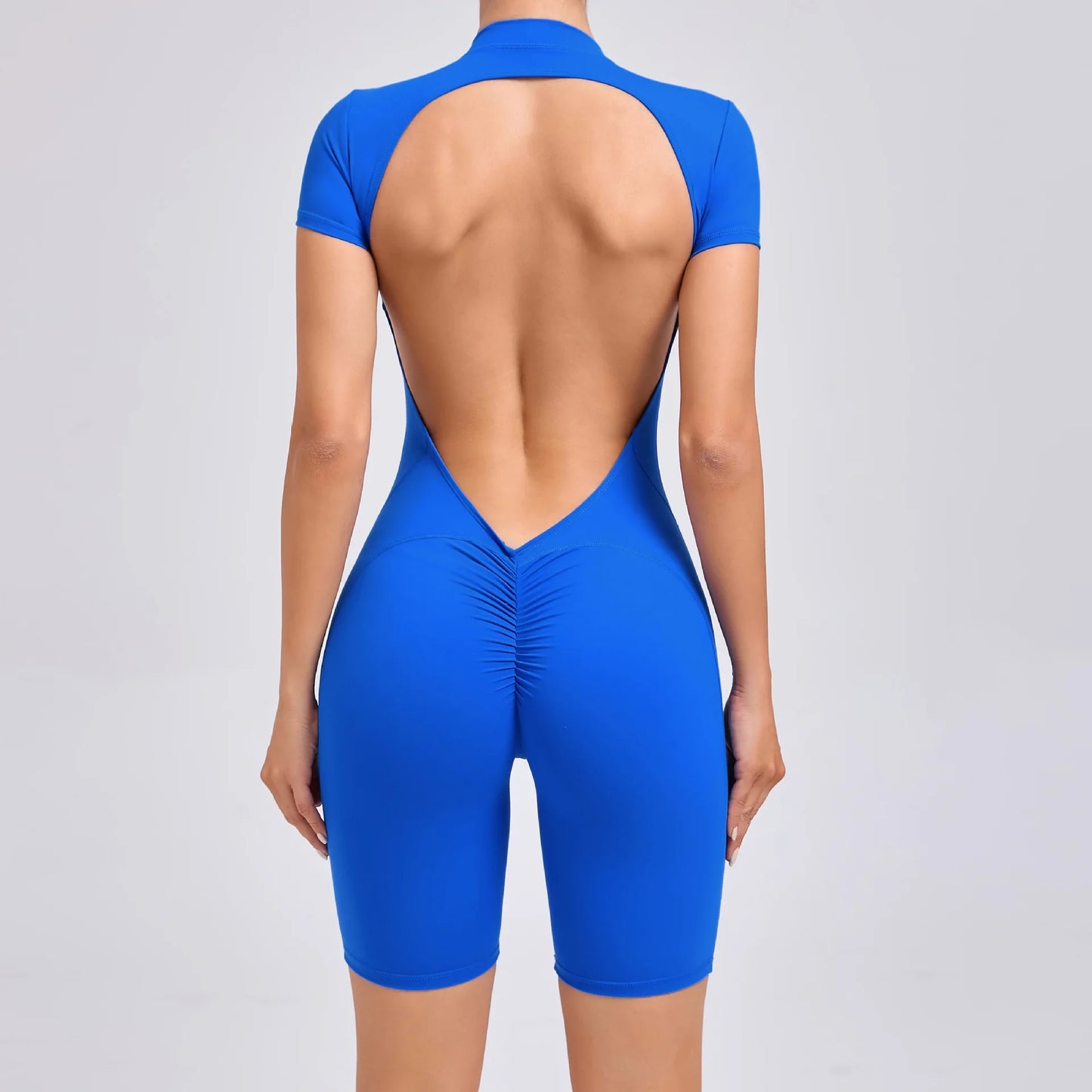 Sports Suit Women Short Fitness Suit with Padding Training Clothing for Women One-Piece Sexy Gym Set Women Suits