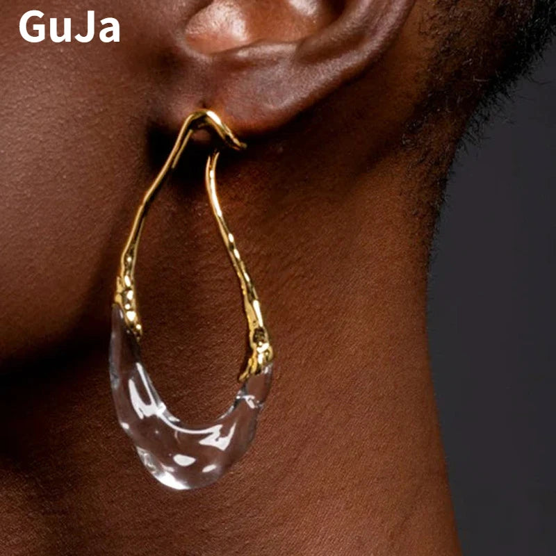 Modern Jewelry European and American Design Irregular Earrings For Women
