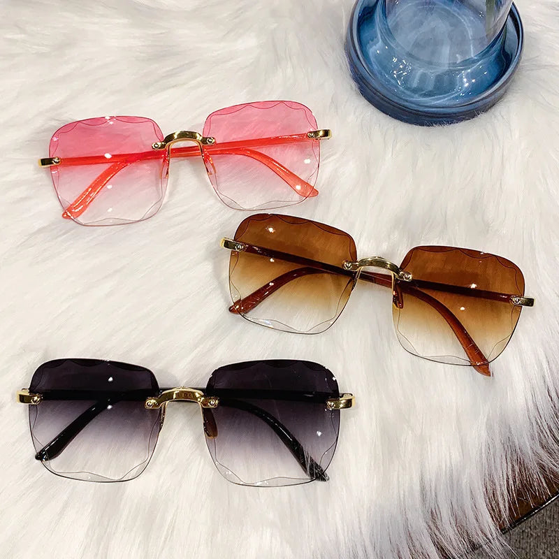 Women Sunglasses Transparent Multi-color Lenses UV400 Women Sun Glasses Women Eyewear
