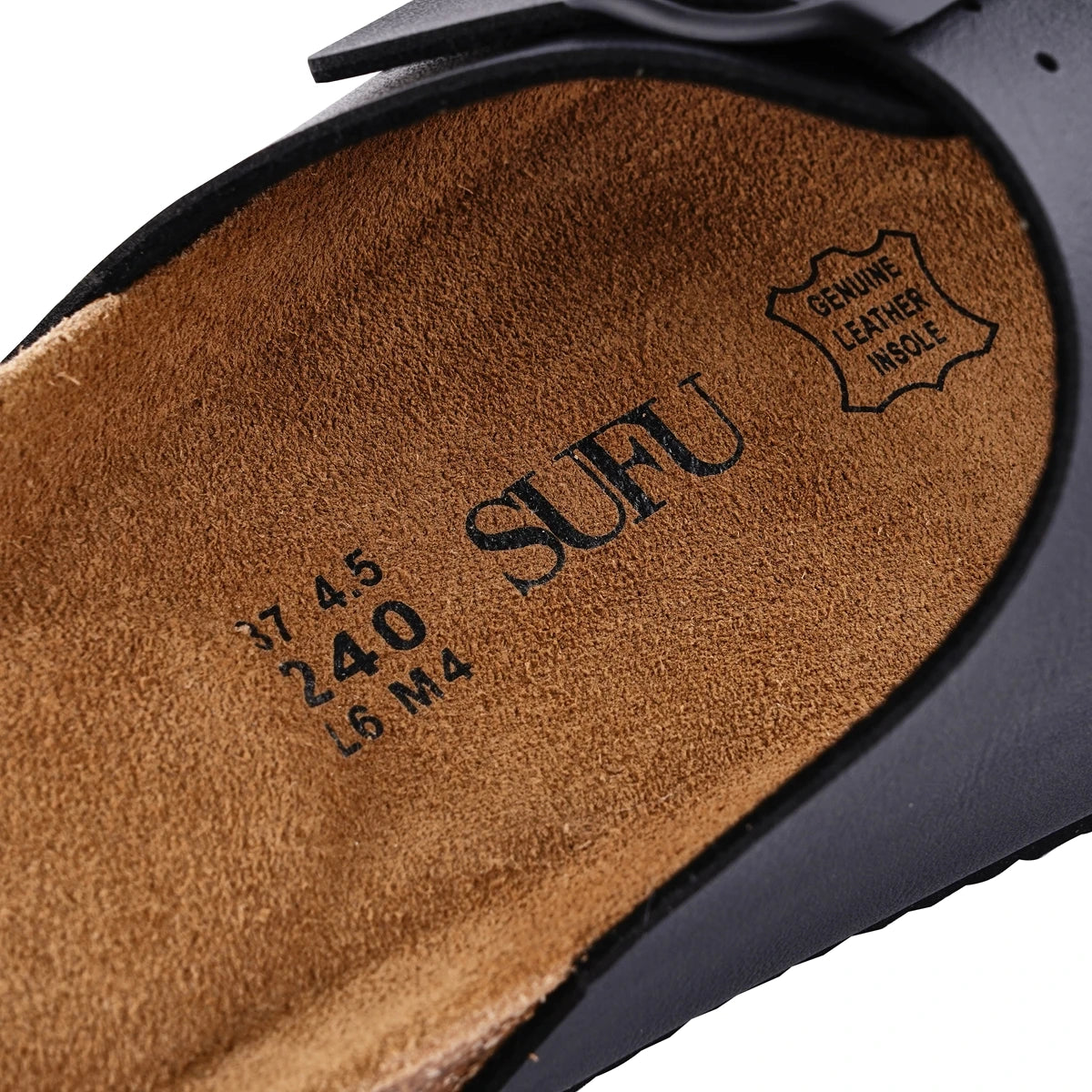 SUFU New Leather Birkenstocks Cork Flip-flops for women