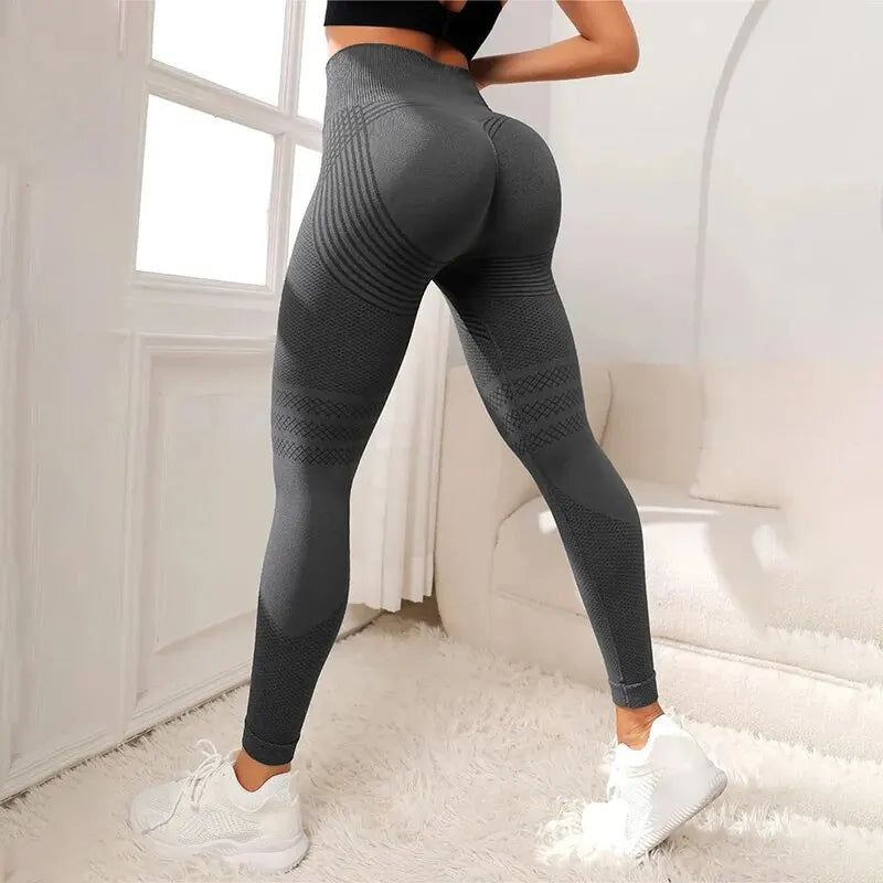 Women Fitness Leggings High Waist Seamless Leggings Sportswear Breathable