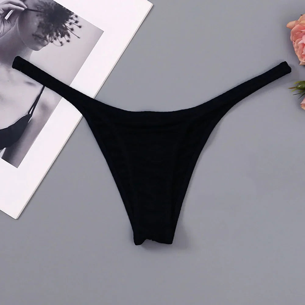 Women's Panties Sexy Lingerie G-Strings Thong Seamless Super Slim Low Waist Underwear Ladies Breathable Briefs Thongs