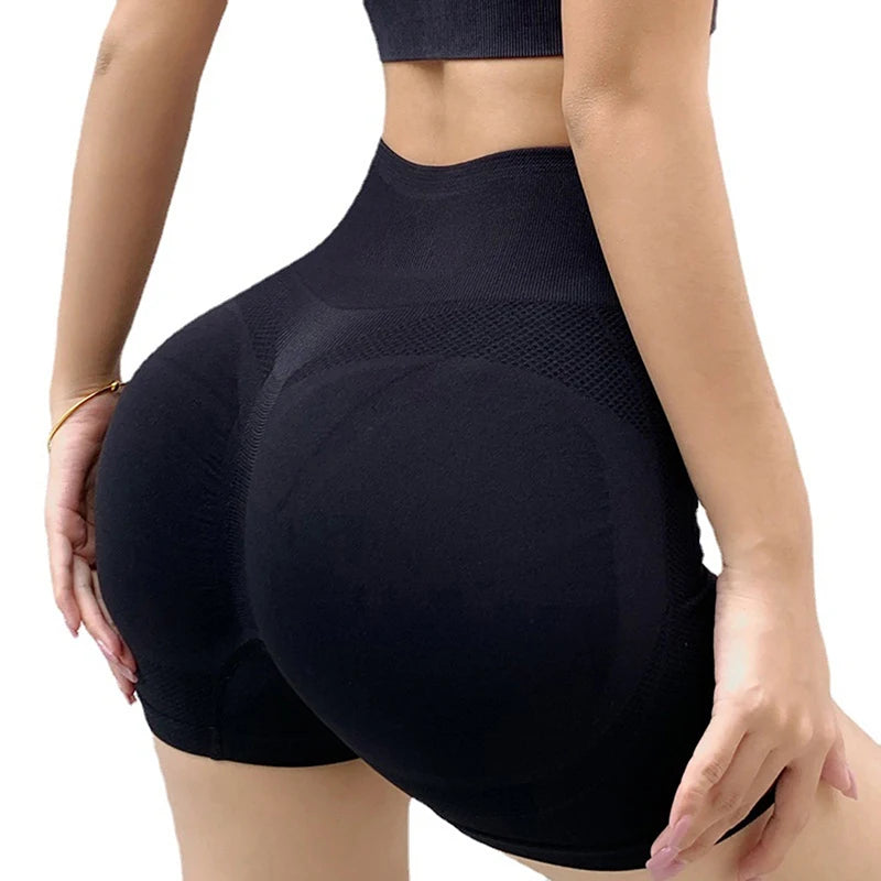Women Shorts Sports Cycling Jogging Fitness High Waist Push Up Gym Shorts Leggings