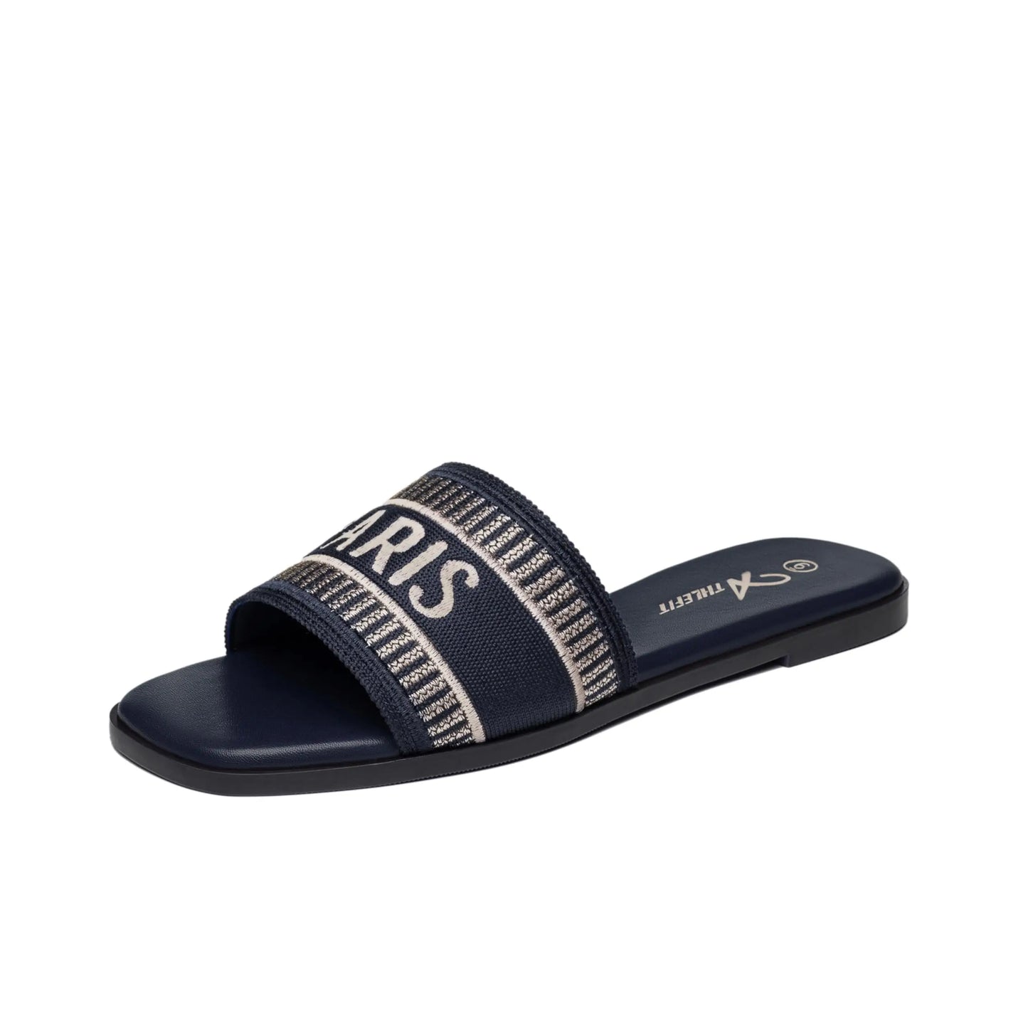 Women Letter Flat Sandals Casual Comfortable Vintage Slippers