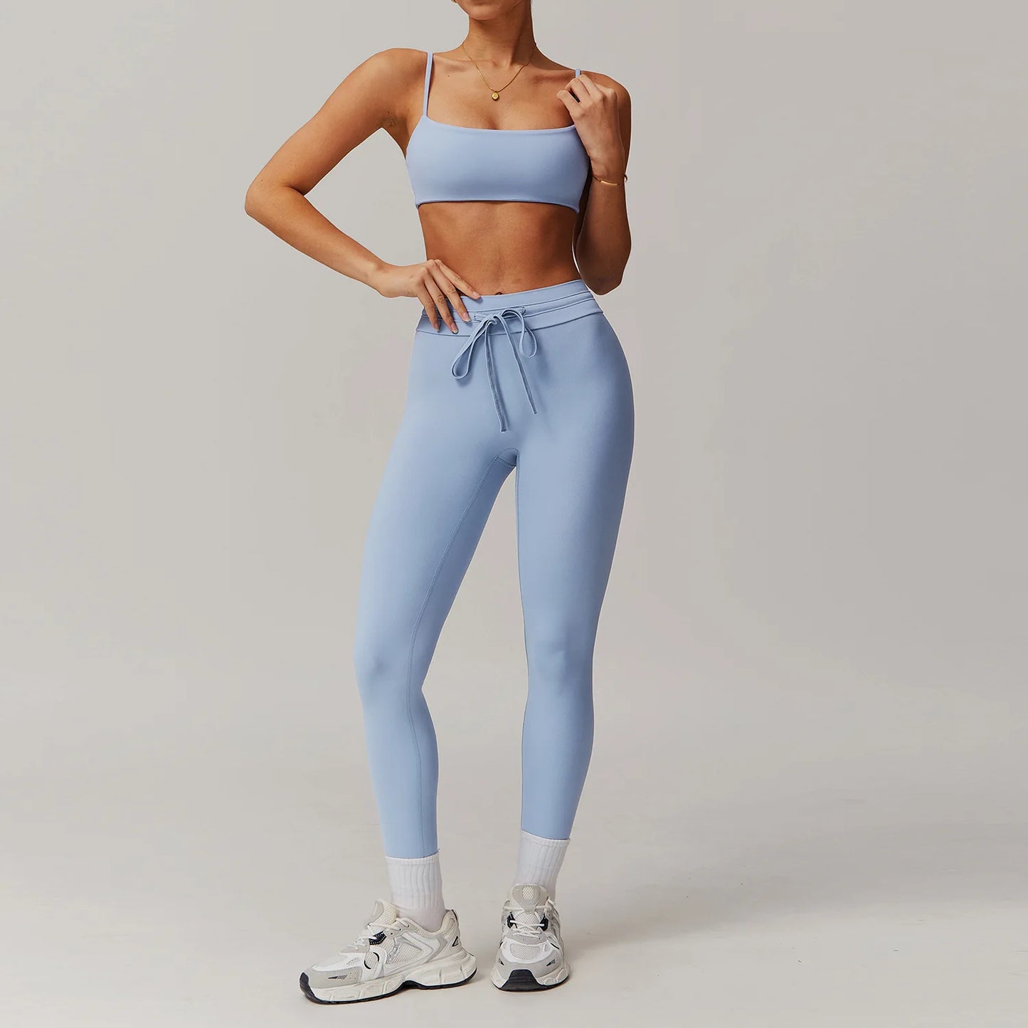 Women Tracksuit Yoga Set Nude Sport Suits Sexy Quick Dry Sportswear Workout Clothes Athletic Wear Gym Leggings Fitness Bra Sets
