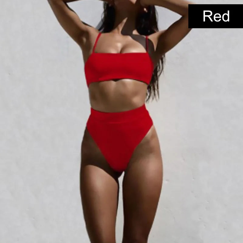 Women Swimwear Push Up Brazilian Swimsuit Sexy High Waist Bikinis