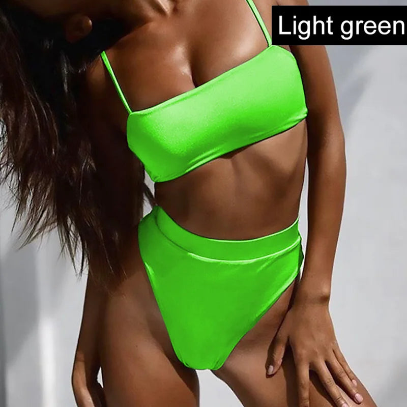 Women Swimwear Push Up Brazilian Swimsuit Sexy High Waist Bikinis